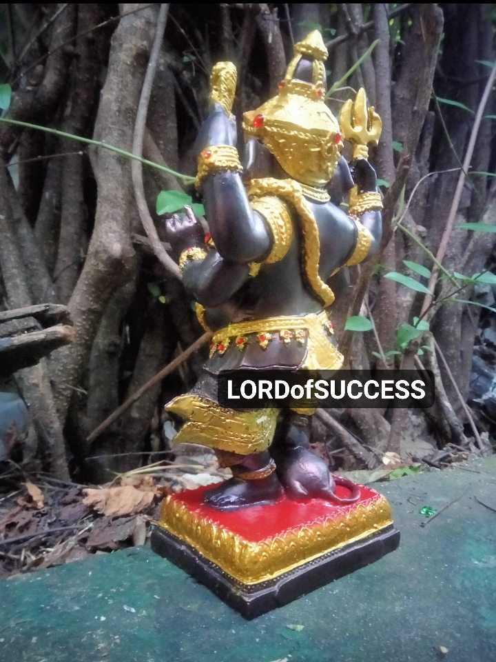 พระพิฆเนศ ปางประทานพร องค์สีดำแสดงถึงพลังความสำเร็จที่มากล้น สูง 10 นิ้ว