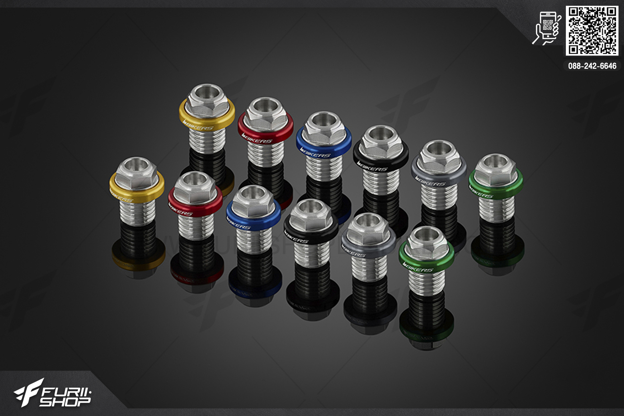 โบลท์สแตนเลสปิดรูหูกระจก (2 ตัว) (Stainless Bolts For Mirror Hole (2 Pieces)) Kawasaki NINJA 250 (2013)
