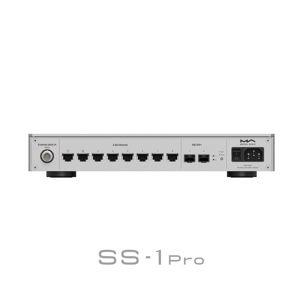 Matrix Audio SS1/SS1 PRO สวิตช์เครือข่ายเกรดเครื่องเสียง สำหรับระบบเสียง Hi-Fi ประกันศูนย์ไทย