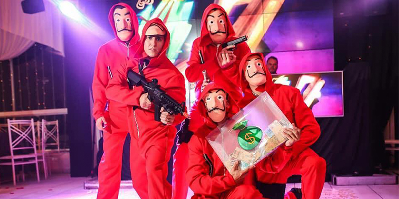 หน้ากาก+ชุด จากซีรีย์ Netflix ชื่อดัง Money Heist