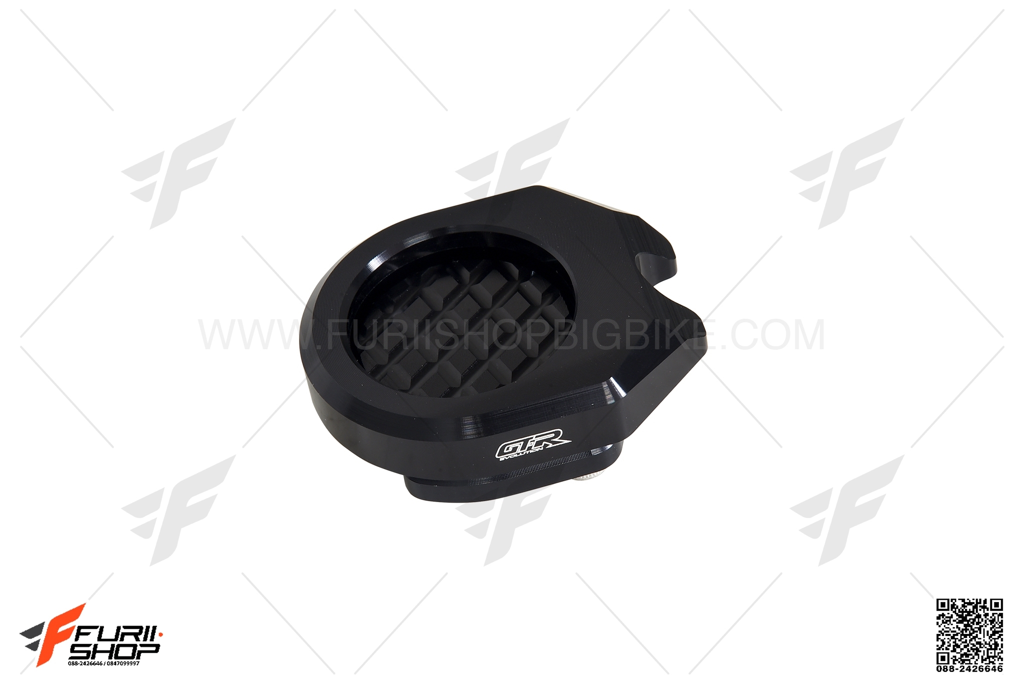 ตัวครอบแป้นขาตั้งคู่ GTR ดำ FOR YAMAHA XMAX300