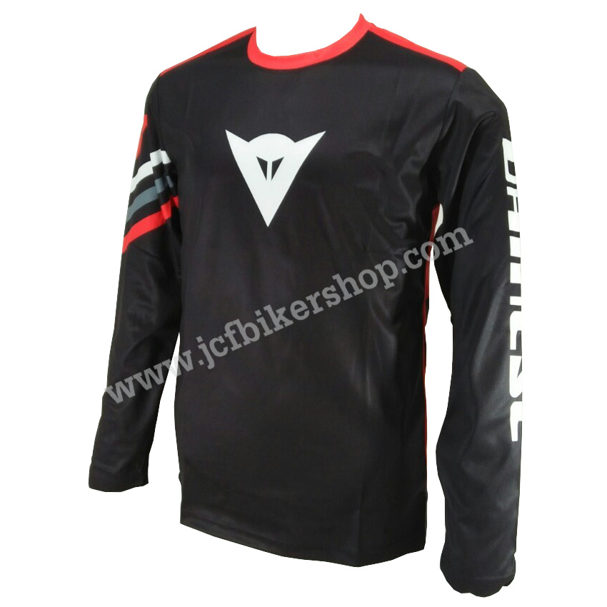เสื้อยืดแขนยาว Dainese JT-527L เนื้อผ้าไมโคไฟเบอร์ มีประสิทธิภาพในการซับเหงื่อสูงแห้งเร็ว ระบายอากาศ
