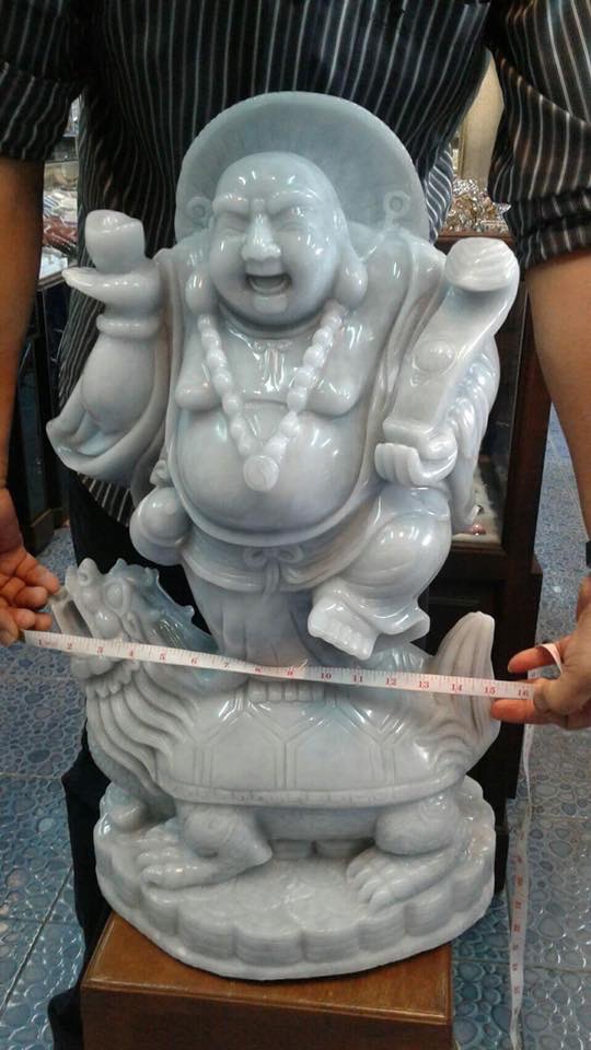 พระสังกัจจายน์ หยกขาวแท้