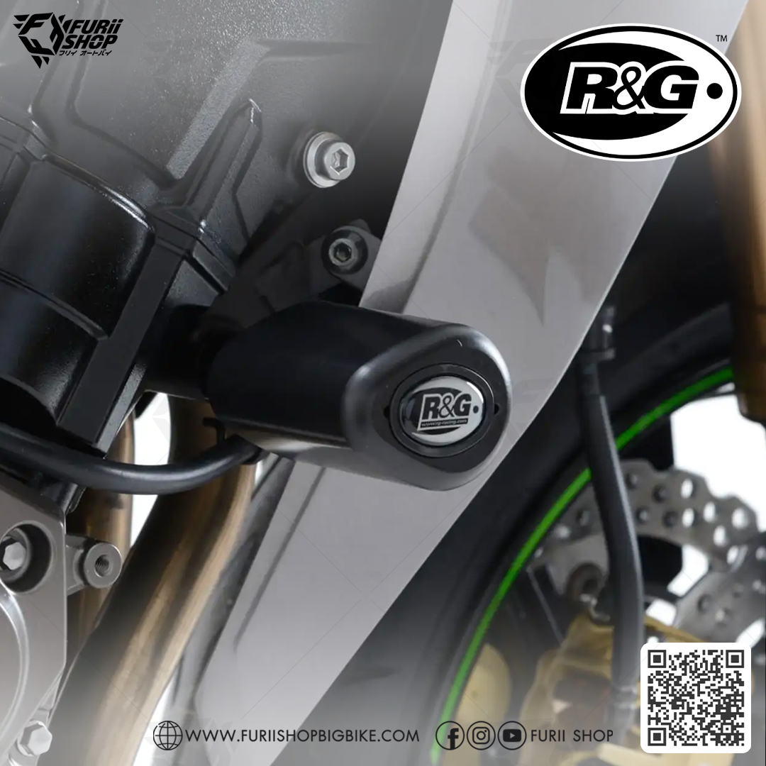 กันล้มกลาง R&G Crash Protector : for Kawasaki Z1000 Naked 2014-2018