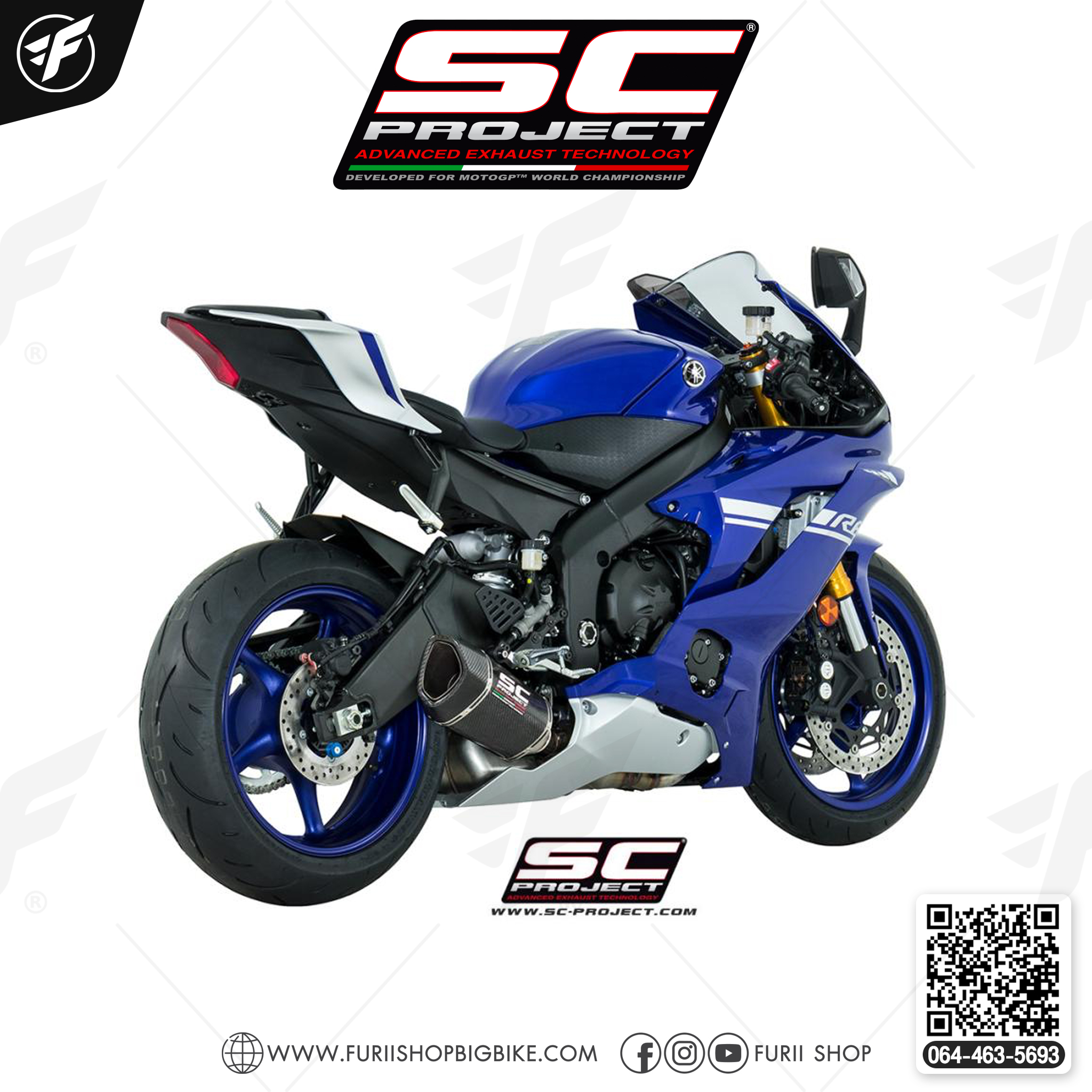YAMAHA YZF R6 (2017 - 2020) SC1-R Muffler