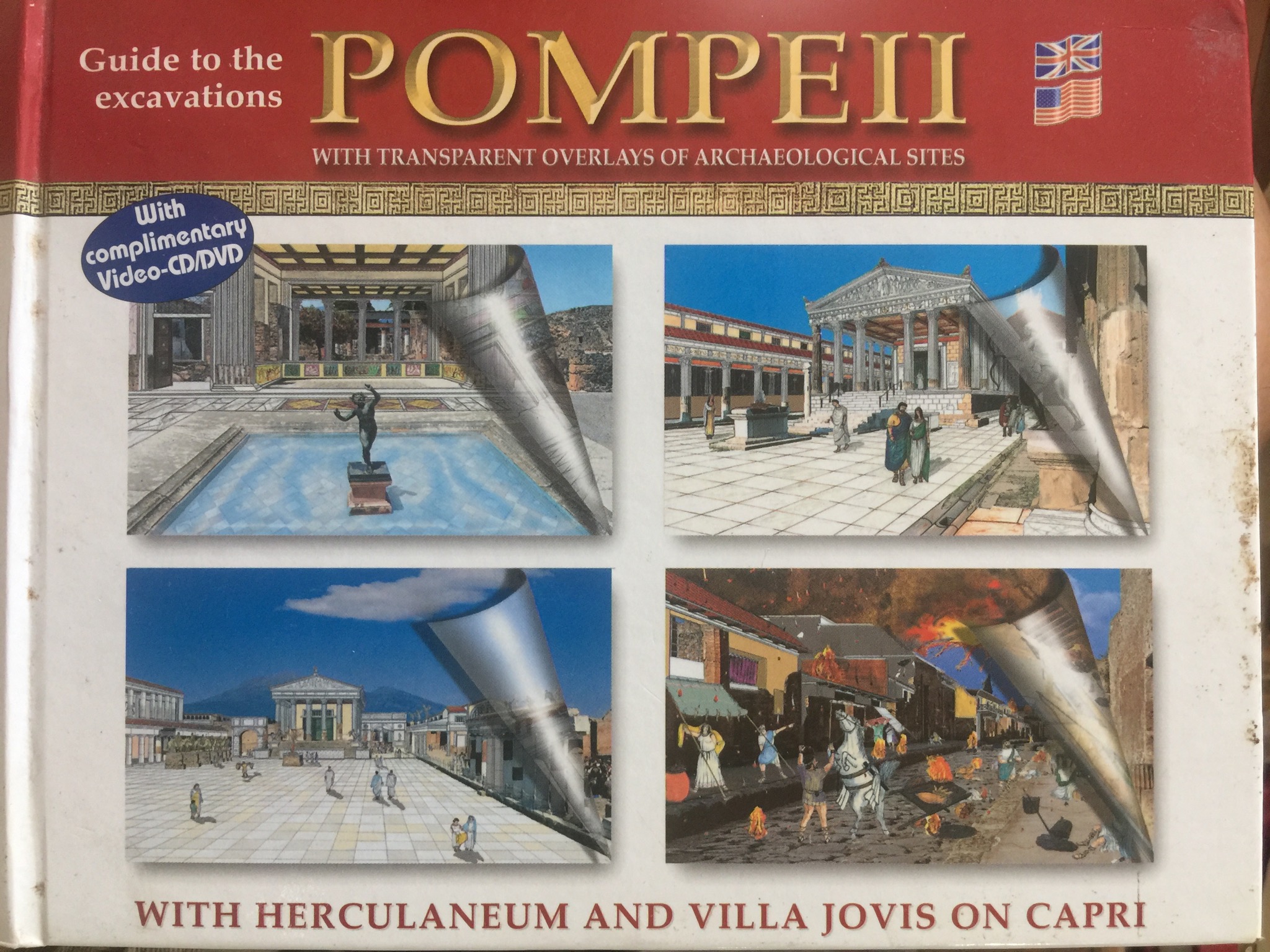POMPEII. Guide to the excavations. Pompeii. with transparent overlays of archaeological sites แถม DVD จำรวน 1 แผ่น 0 กก.