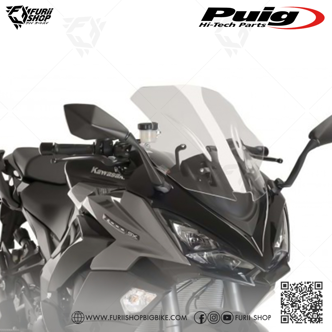 ชิลด์หน้า Puig Windshield : for Kawasaki Ninja1000/Z1000SX 2017-2019