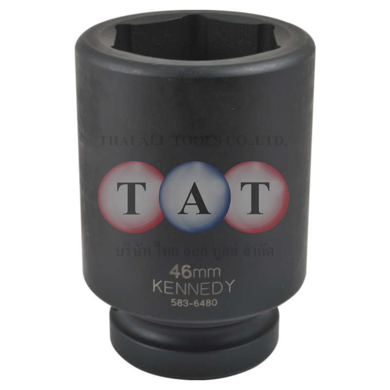 ลูกบ๊อกซ์ลมยาว 65mm SQ.DR. 1" KENNEDY