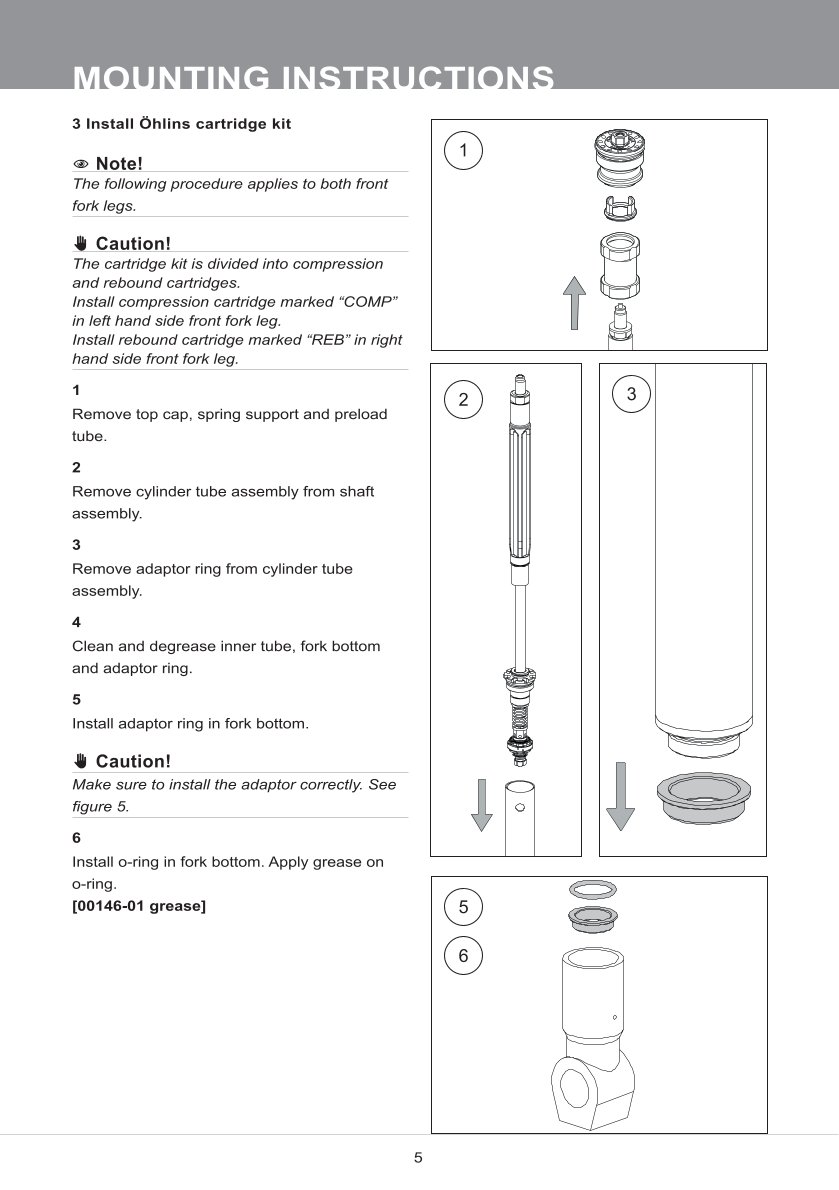 สปริงโช้คหน้า Ohlins FGK241 For Honda CBR1000RR-R 2020-2023