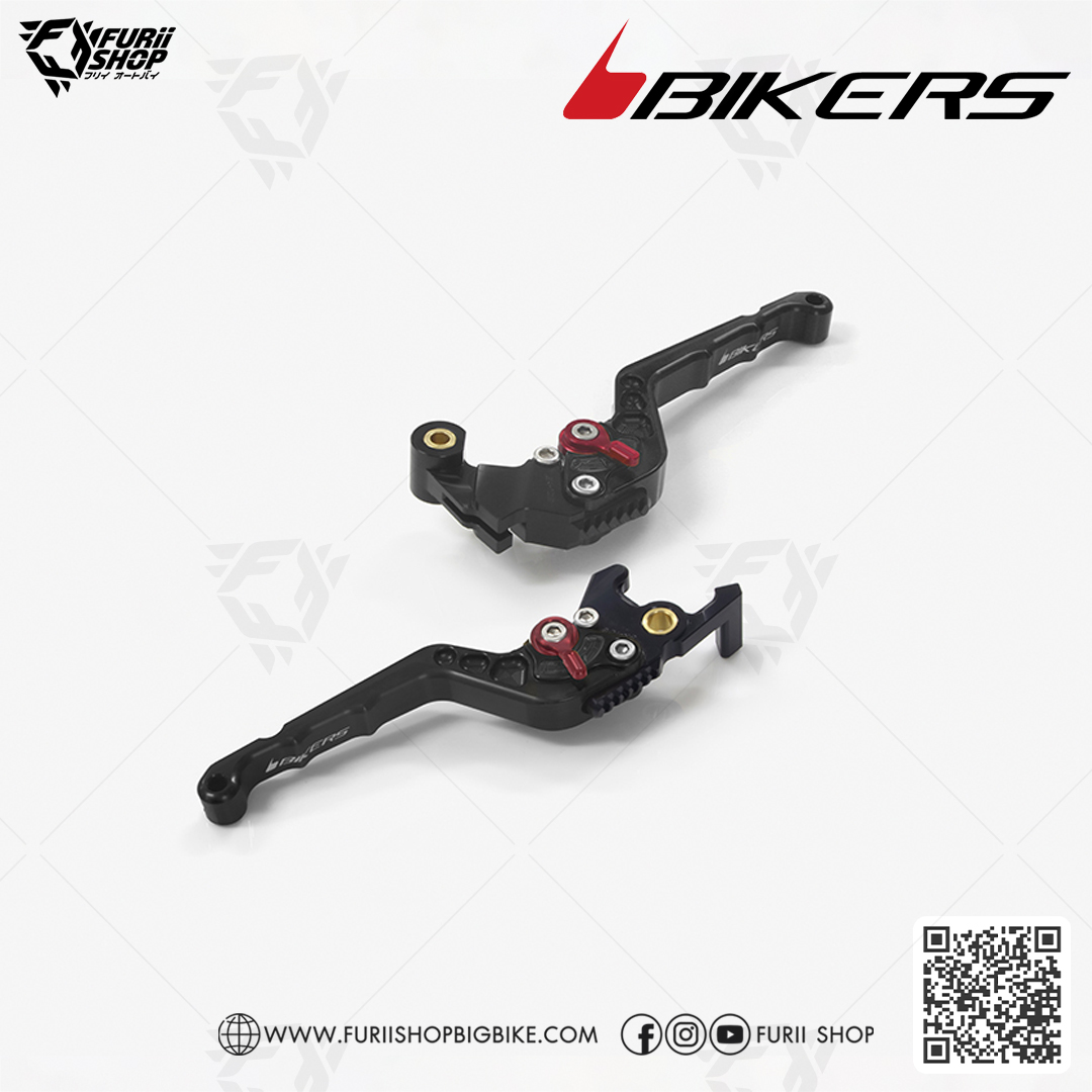 มือเบรกหน้า - มือคลัตช์ปรับระดับ (Y0541) Bikers Adjustable Front Brake-Clutch Lever : for Yamaha YZF-R3 2015-2018