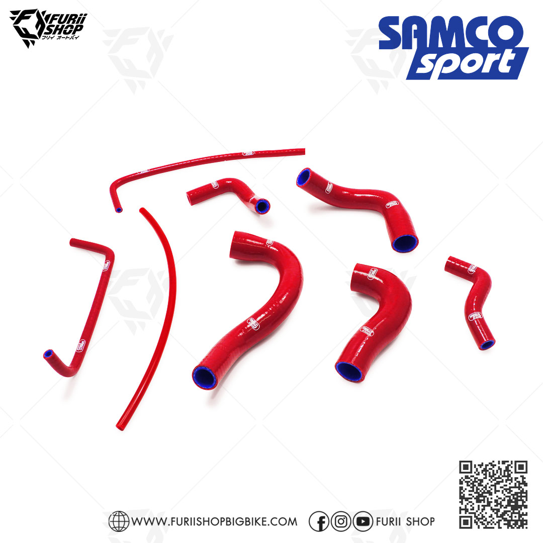 ท่อหม้อน้ำ Samco Sport Radiator Hose Kit (Red) : for Yamaha FJ09/MT09 tracer900 2016-2018 & TRACER900GT 2018-2020