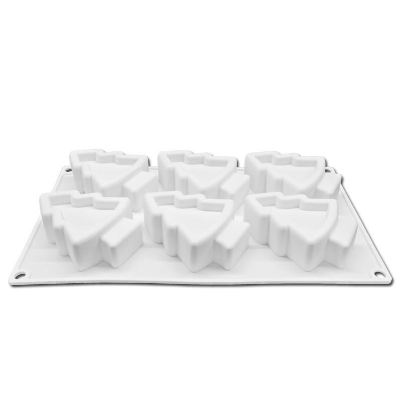 แม่พิมพ์เค้กมูสต้นคริสต์มาสช็อกโกแลต