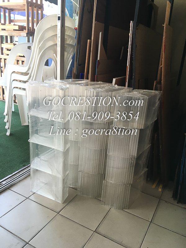 งาน อะคริลิค แปรรูป ตามแบบ April 2018 by GO CREATION