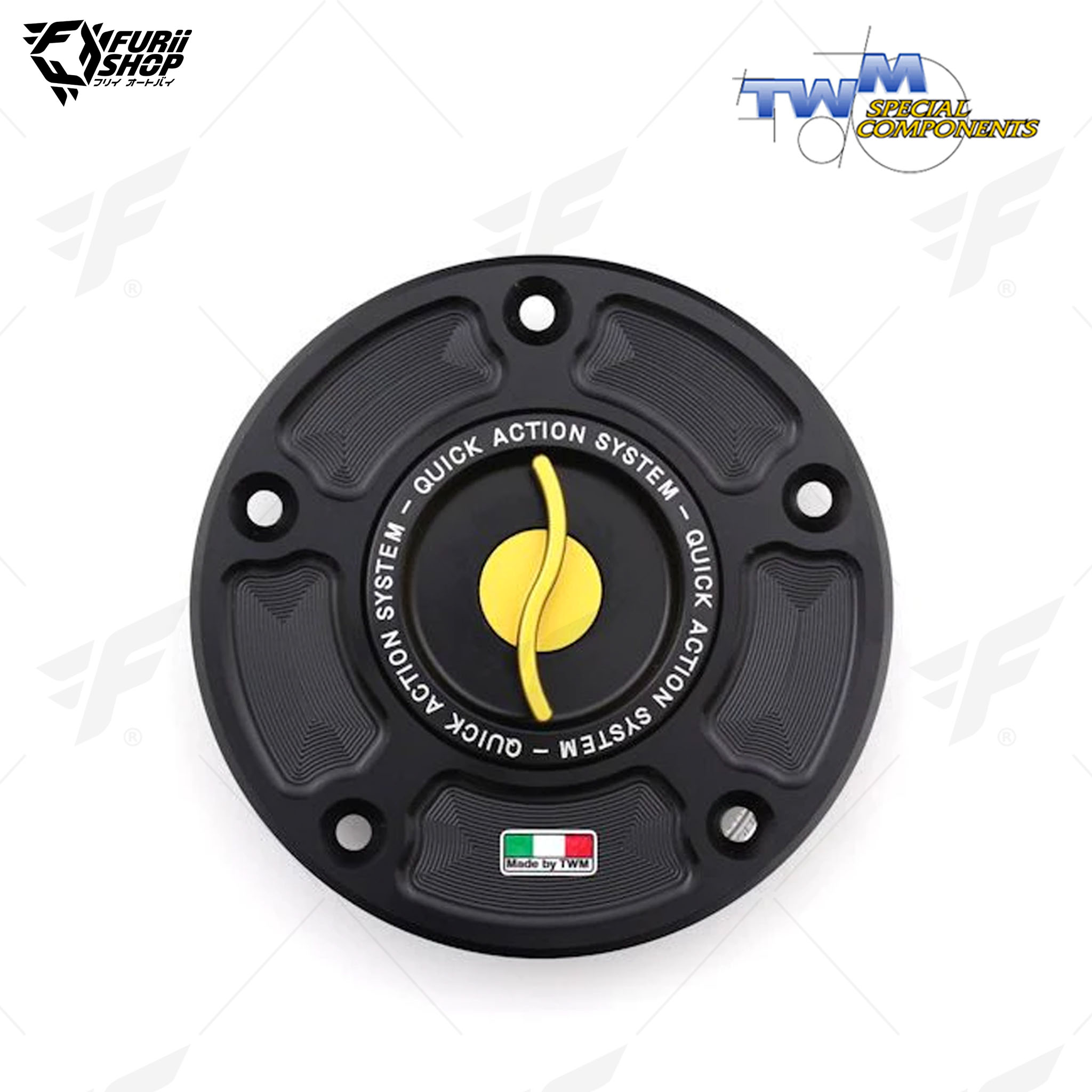 ฝาถังน้ำมัน Aluminium Fuel Cap TWM TSPR.02 : for Suzuki SV 650 03-20/SV 1000 03-15/GSX 250 R 17-20/GSX-R 600/750 04-18/GSX-R 1000 03-21/GSX-R 750 15-20/BANDIT 1250 06-17/HAYABUSA 08-17/GLADIUS 09-15