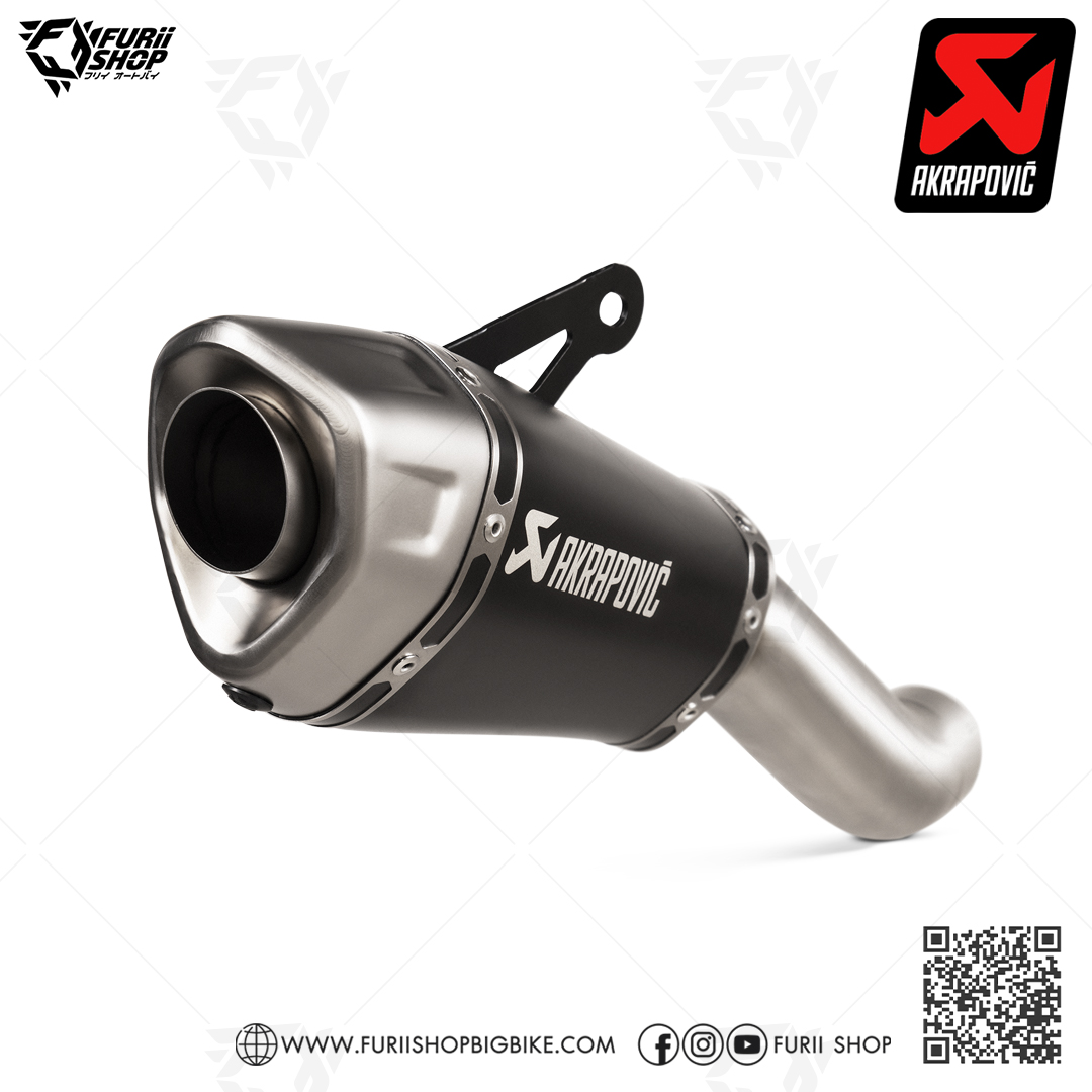 ท่อแต่ง Akrapovic Slip on Shorty Black-Titanium : for Kawasaki Z H2 2020-2022