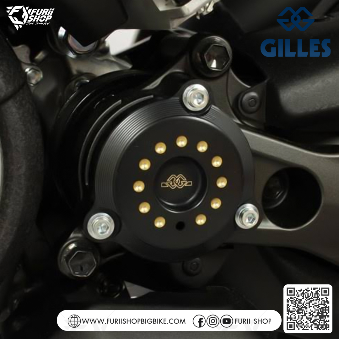 ครอบสายพานส่วนหน้า Gilles tooling Front Belt Cover : for Yamaha TMAX530 SX/DX 2017-2019 & TMAX560 2020-2021