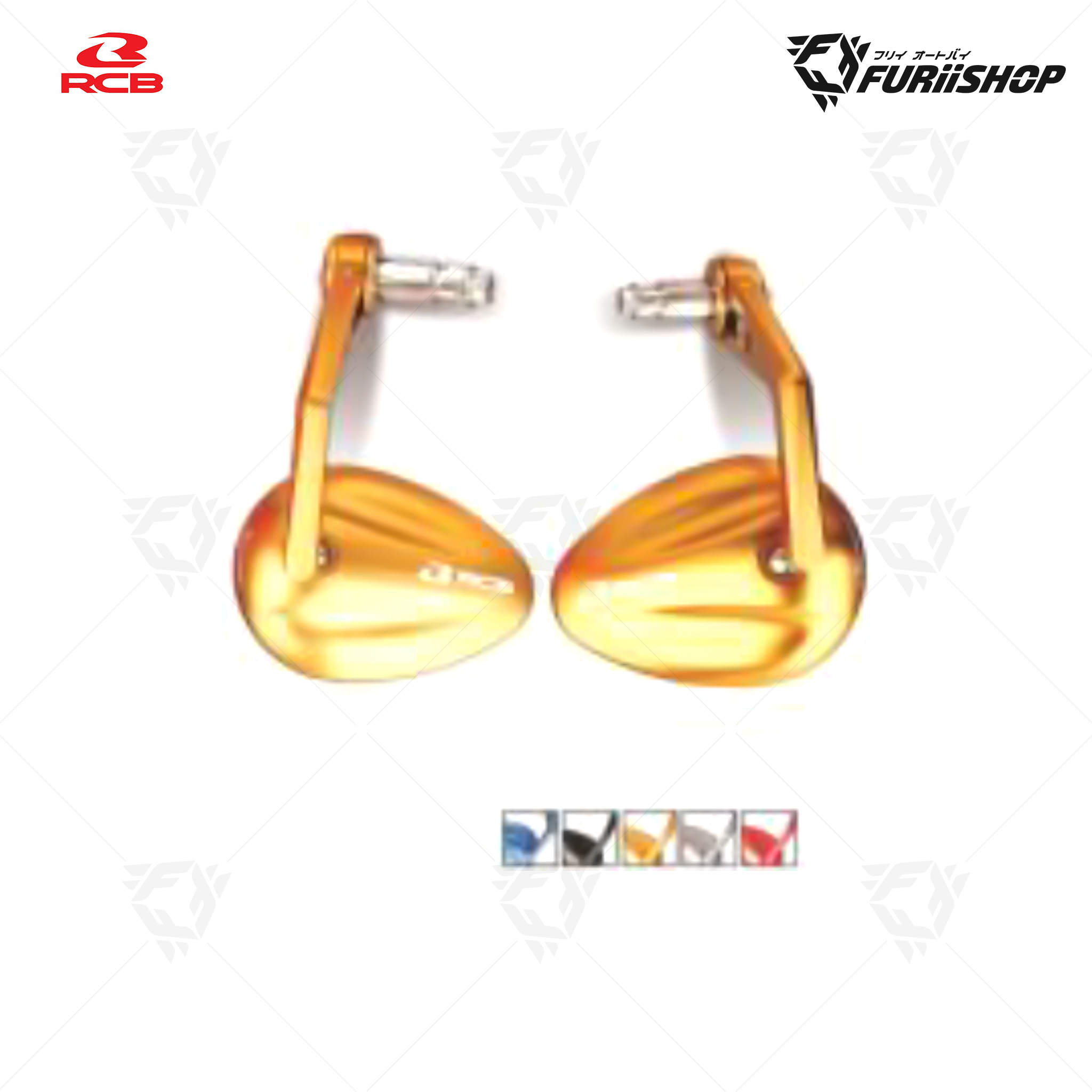 RCB (racingboy) กระจกปลายแฮนด์ S5 01MR003_