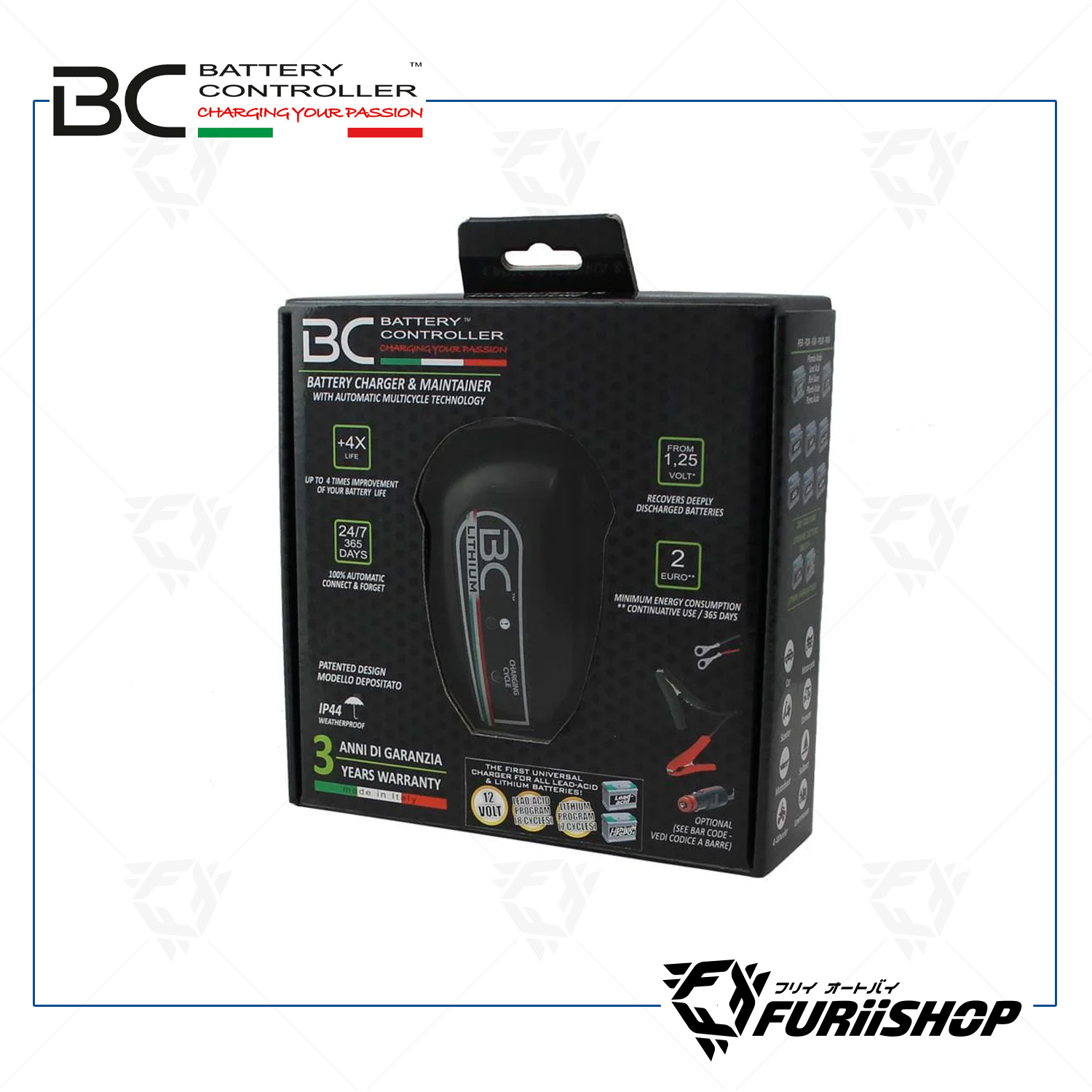 เครื่องชาร์จแบตเตอรี่ BC Battery Controller LITHIUM900 For Motorcycle