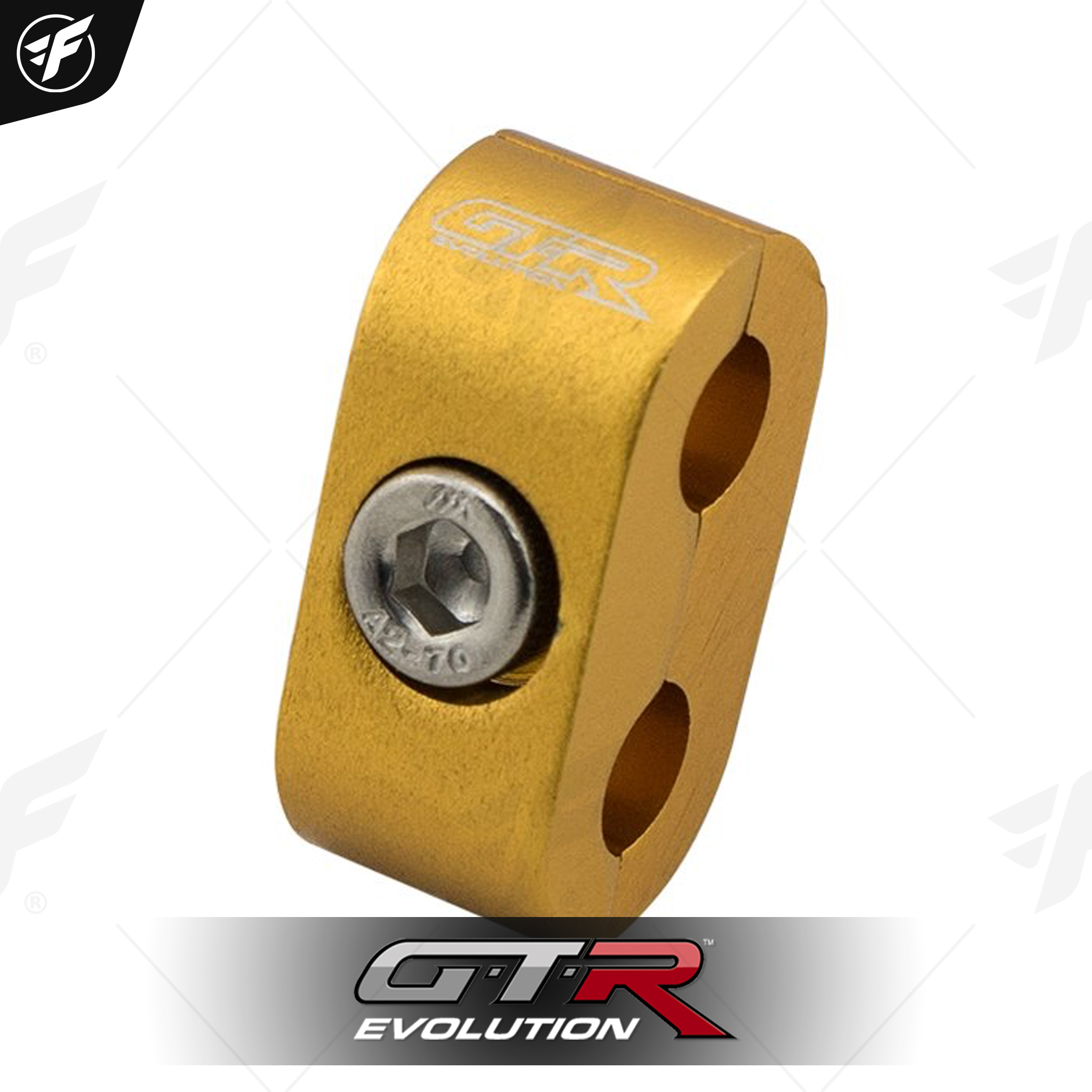 ประกับสายคันเร่งคู่ (ตัวเล็ก) GTR V2 ทอง