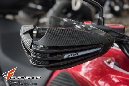 ชุดการ์ดแฮนด์ acerbis พร้อม LED สีฟ้า