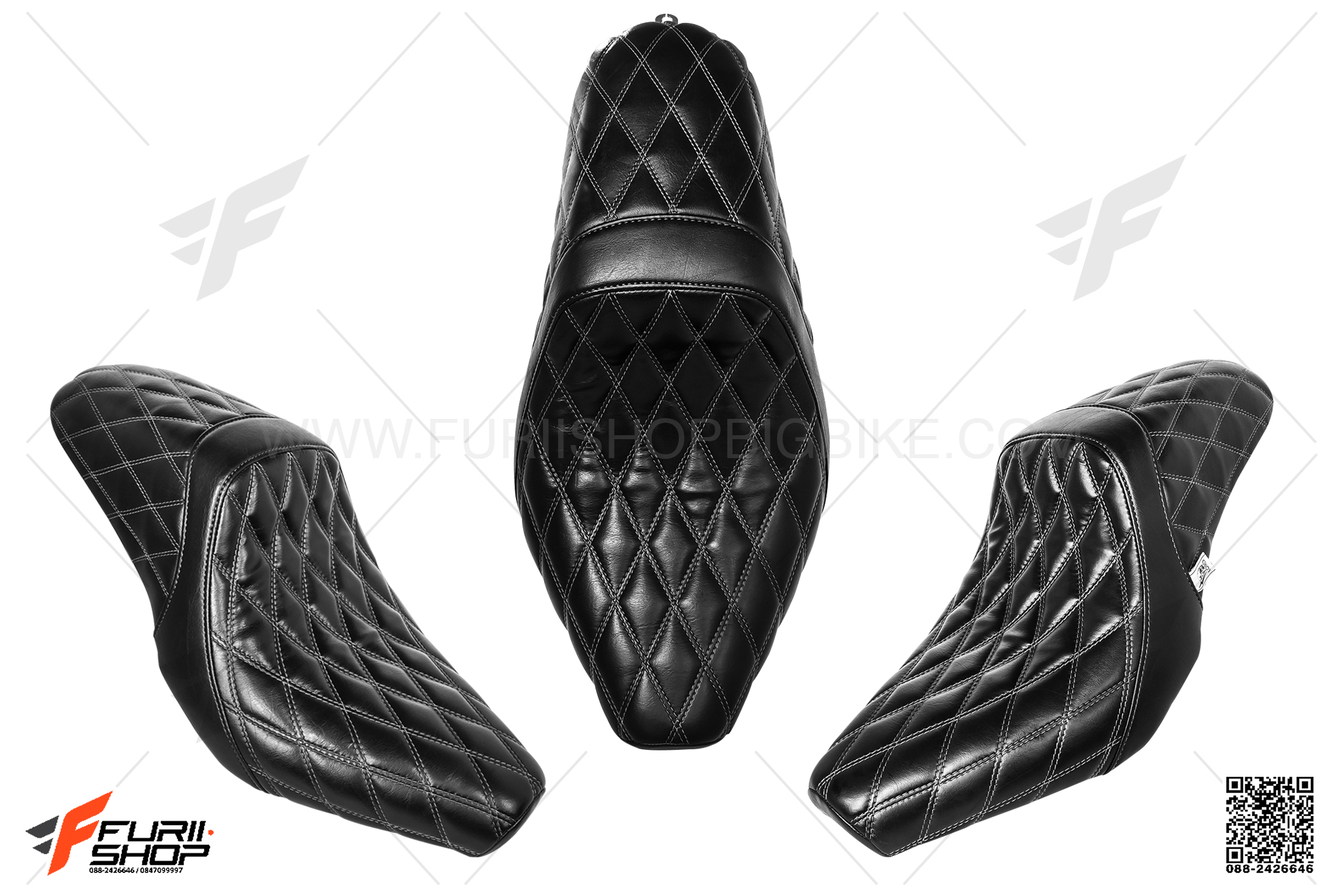 เบาะ MOTOZAAA ลาย3 FOR HONDA REBEL300/500