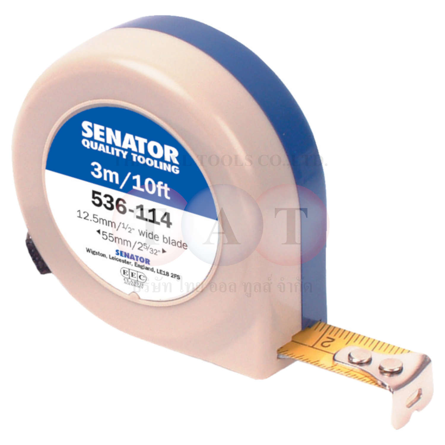 ตลับเมตร 3M/10' PUSH-PULL STEEL TAPE RULE - Pack of 5 SENATOR