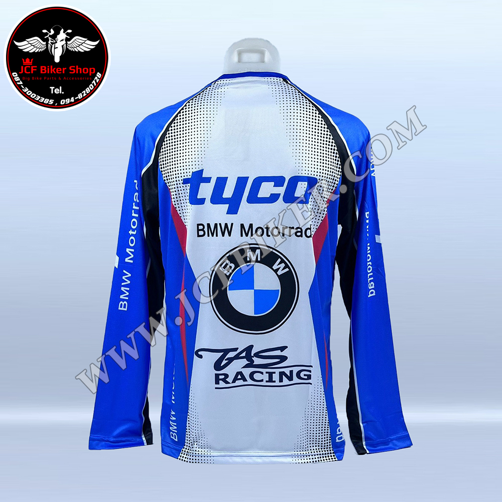 เสื้อยืดขี่มอเตอร์ไซค์ เสื้อยืดมอเตอร์ไซค์ เสื้อแขนยาวBMW JT-919Lผ้าไมโคไฟเบอร์มีประสิทธิภาพในการซับเหงื่อสูงสวมใส่สบายไม่เหนียวติดตัว