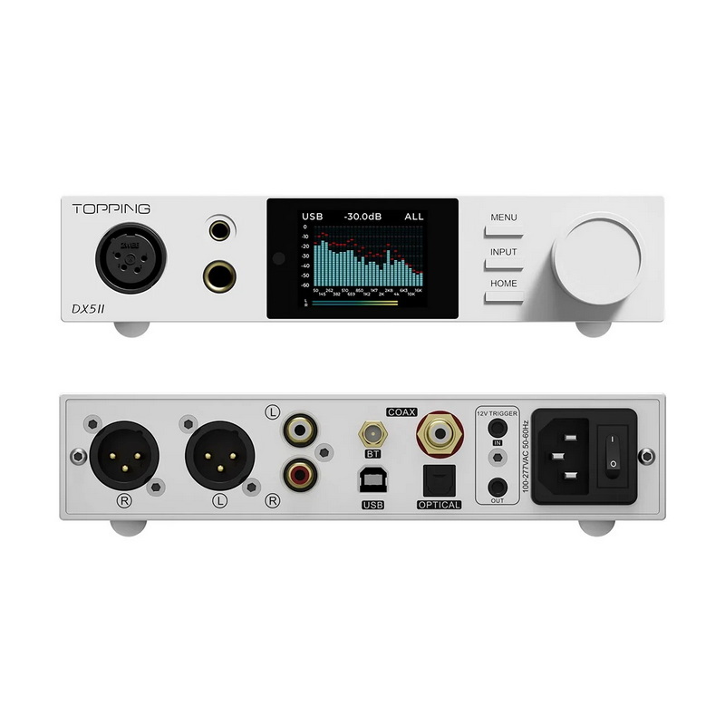 Topping DX5II DAC/AMP ตั้งโต๊ะ ชิป ESS ES9039Q2M x2, แอมป์ X-Hybrid รองรับ Dual Hi-Res ประกันศูนย์ไทย