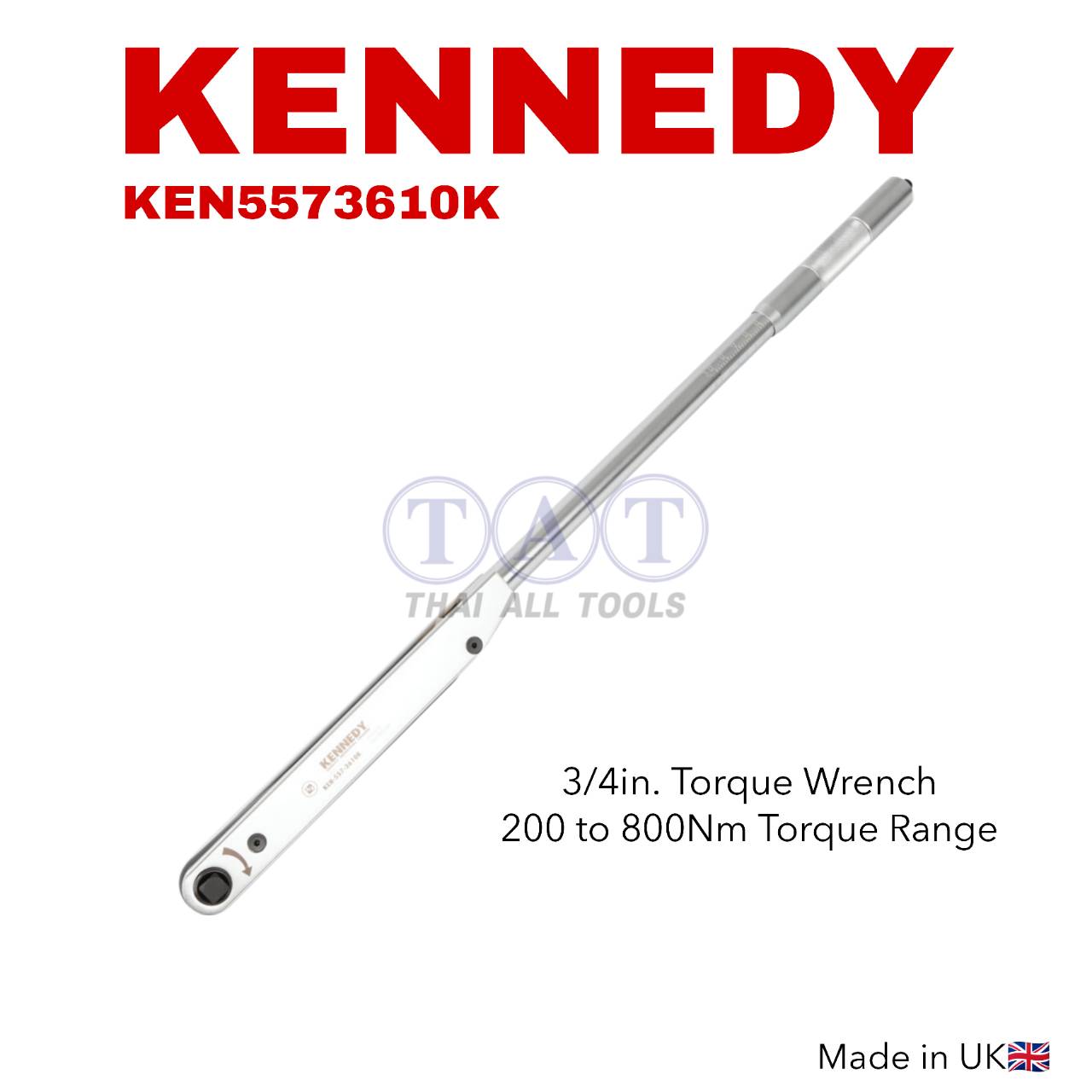 KENNEDY ประแจปอนด์ 3/4 นิ้ว 200-800Nm | KEN5573610K แข็งแรงแม่นยำ