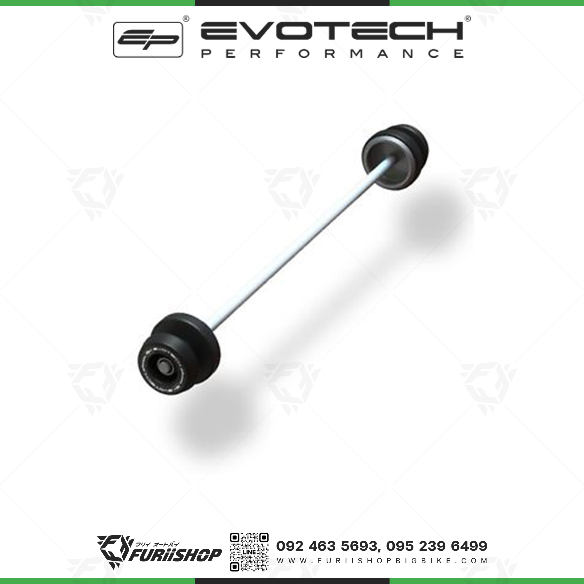 กันล้มหลังและสปูนในตัว EVOTECH Ducati SCRAMBLER 1100
