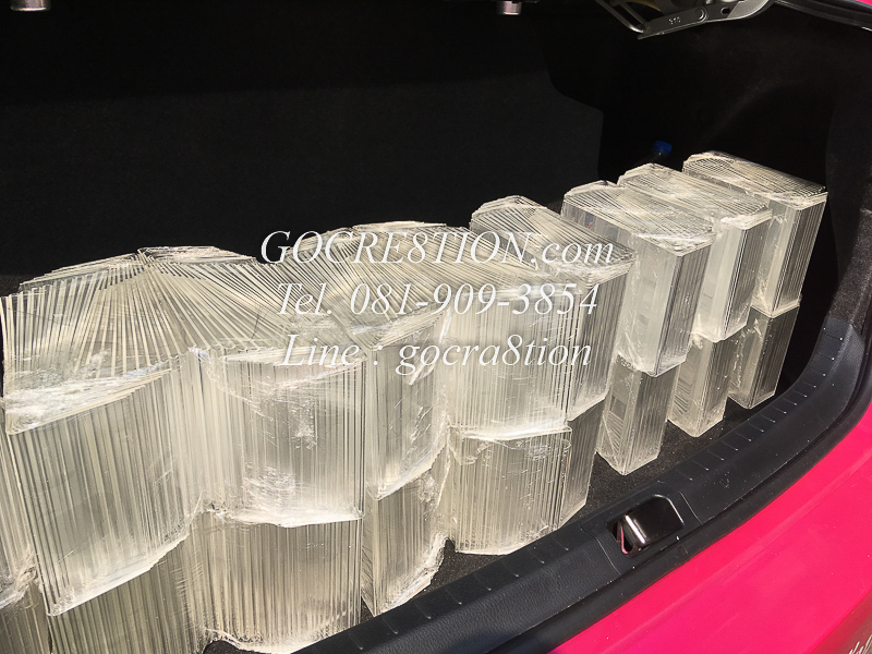 งาน อะคริลิค แปรรูป ตามแบบ April 2018 by GO CREATION