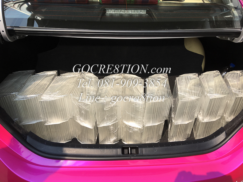 งาน อะคริลิค แปรรูป ตามแบบ April 2018 by GO CREATION