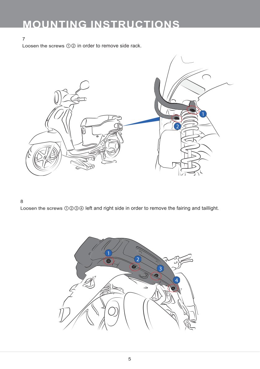 โช๊คหลังแต่ง Ohlins YA315 For Yamaha Fazzio 125 ปี 2022