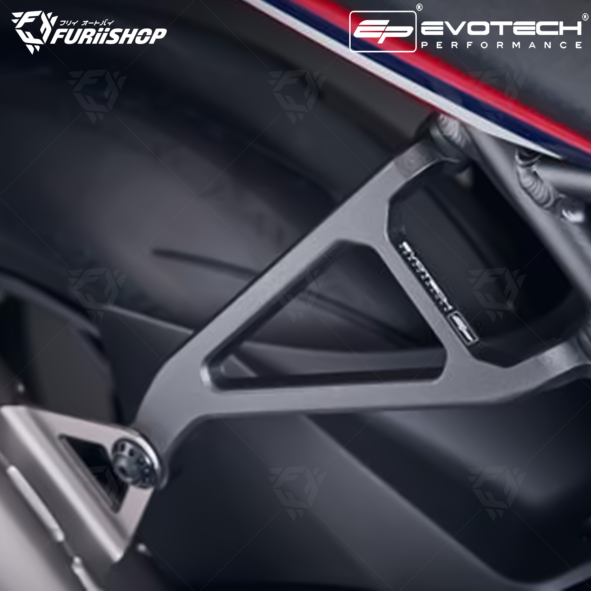 ขายึดท่อ&BLANKING PLATE EVOTECH For : CBR1000RR-R