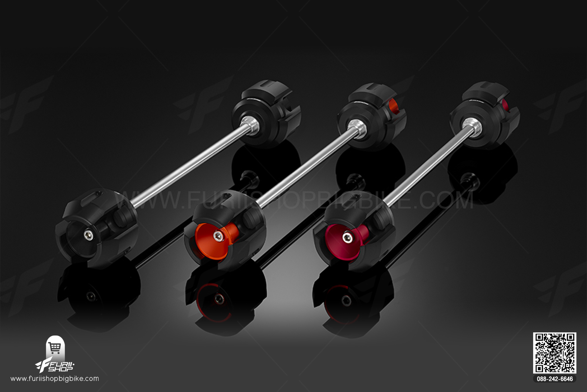 กันล้มหน้า Front Wheel Axle Protection Bikers คาวาซากิ Kawasaki Z800