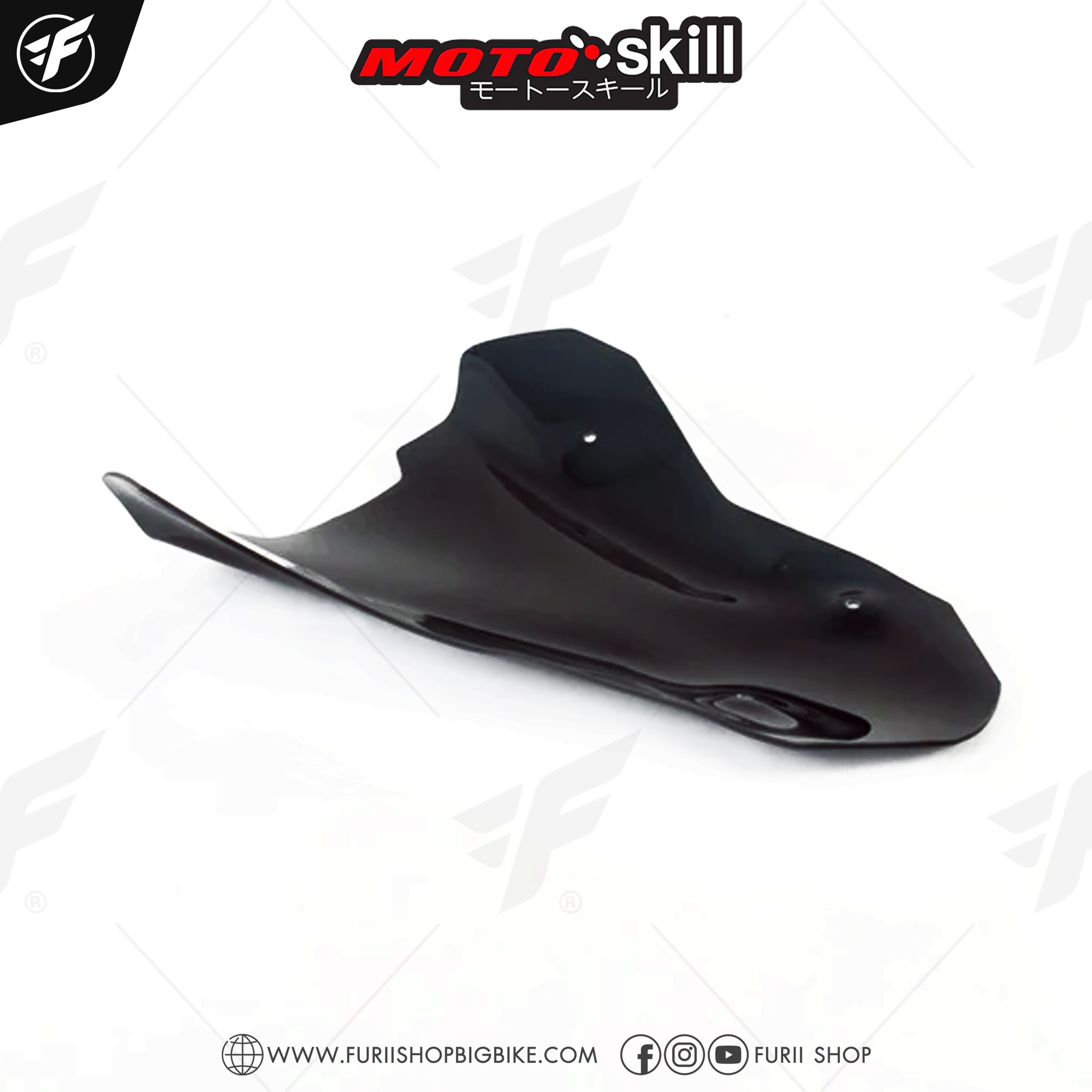 ชิลด์หน้าทรงสั้น Motoskill Wind shield Ver.1 (Short) สำหรับ HONDA Africa Twin 1000/1100