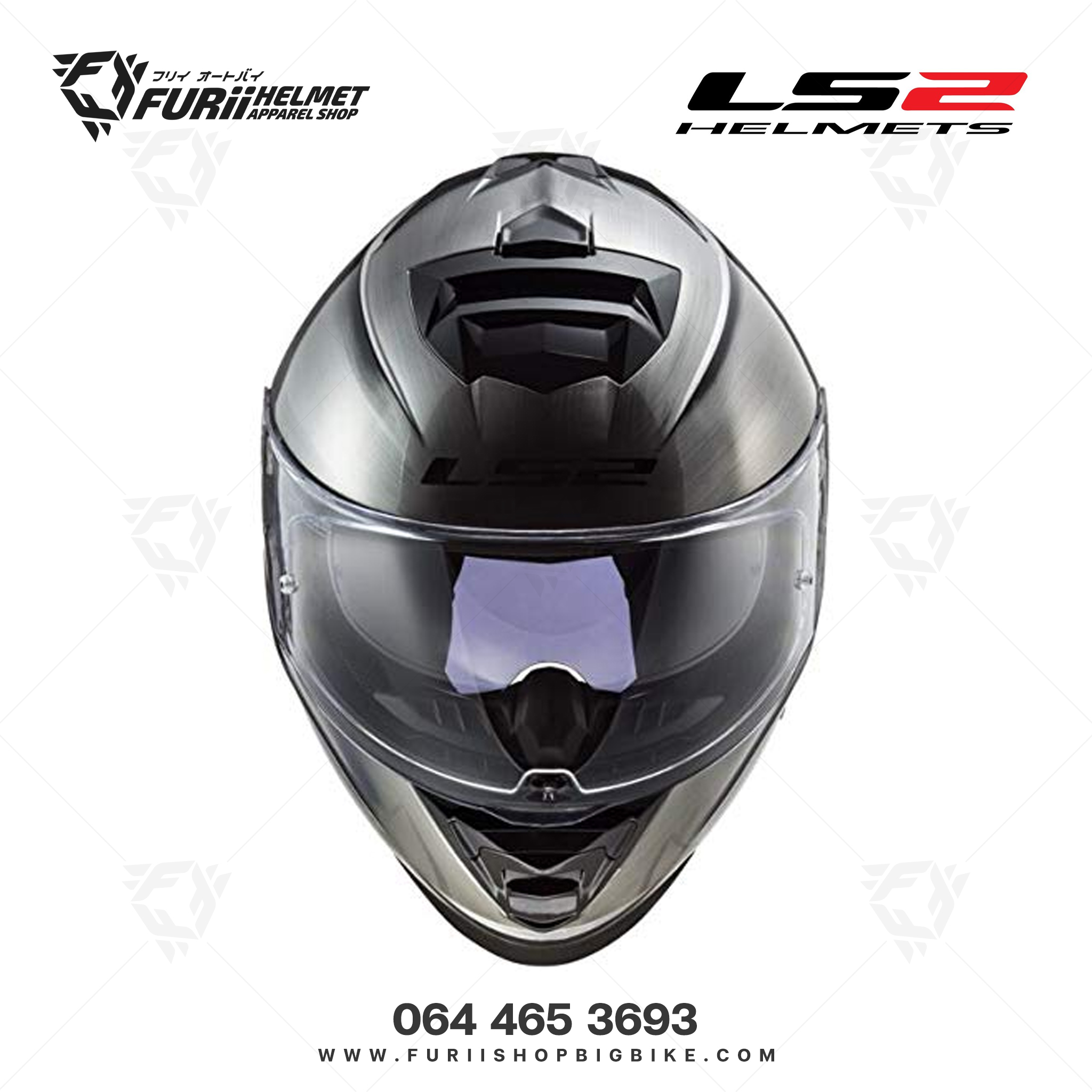 หมวกกันน็อค LS2 Helmet FF800 STROM : JEANS TITANIUM