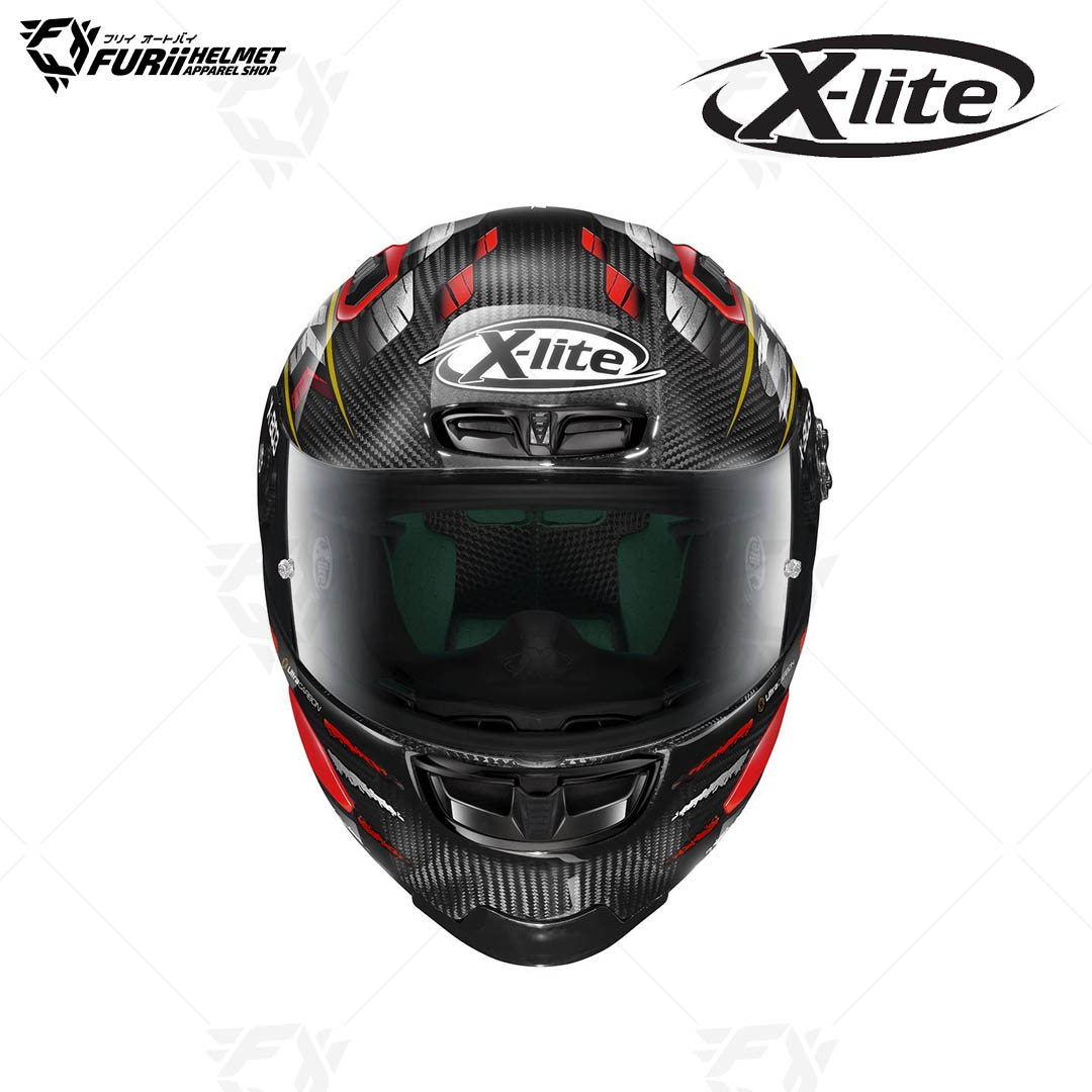 หมวกกันน็อค X-LITE : X-803RS ULTRA CARBON SBK CARBON32