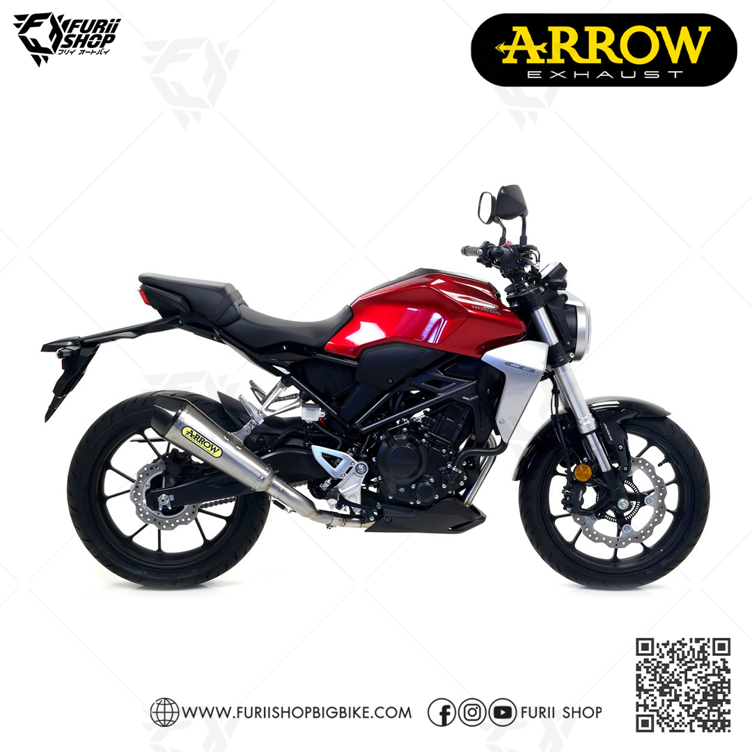 ท่อมอเตอร์ไซค์ ARROW X-KONE SLIP-ON FOR HONDA CB300R ท่อแต่ง ท่อสูตร ท่อบิ๊กไบค์ ท่อBigbike ท่อไอเสีย