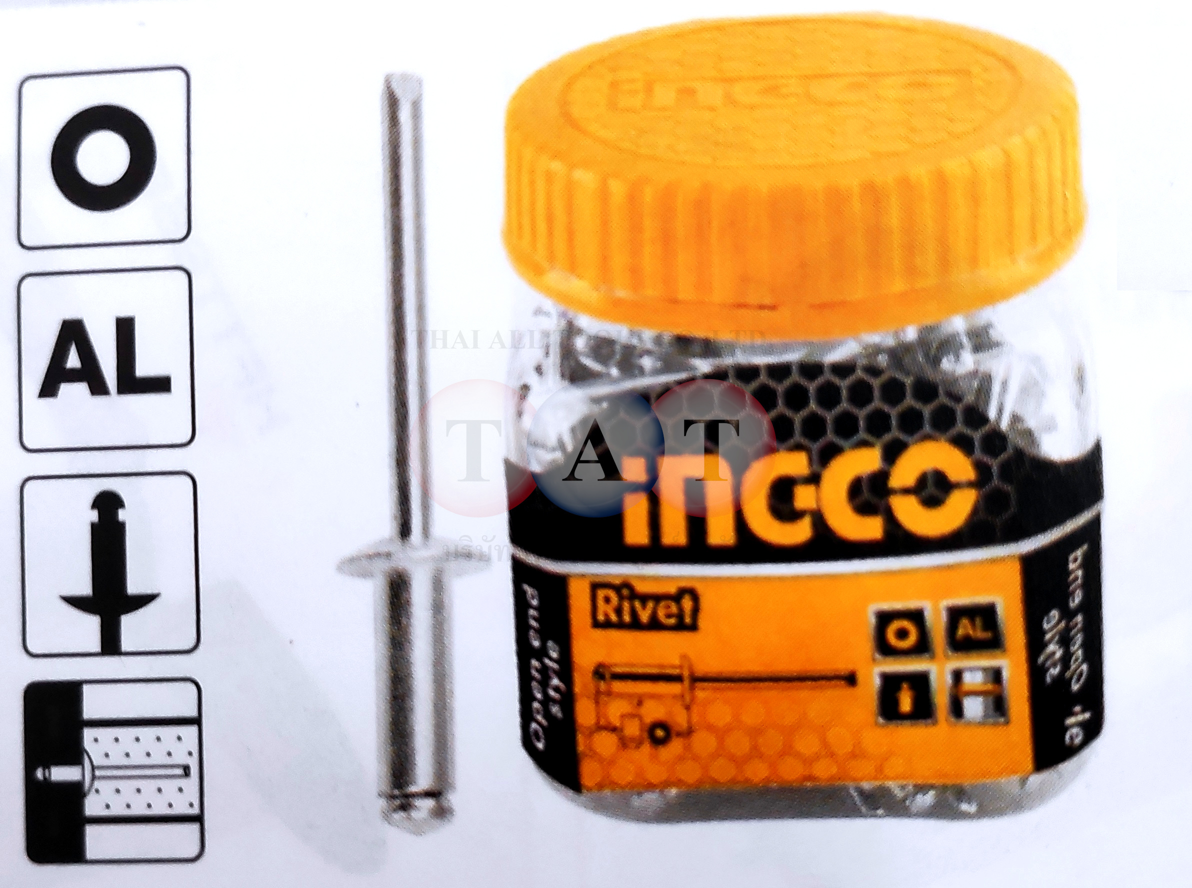 รีเวท 3.2x8mm INGCO 6301075