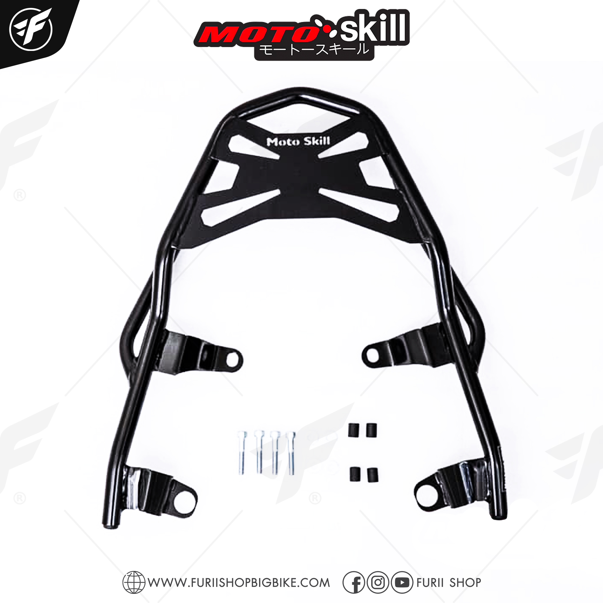 แร็คท้าย Motoskill Top Rack (Max load 20Kg) สำหรับ HONDA ADV 150