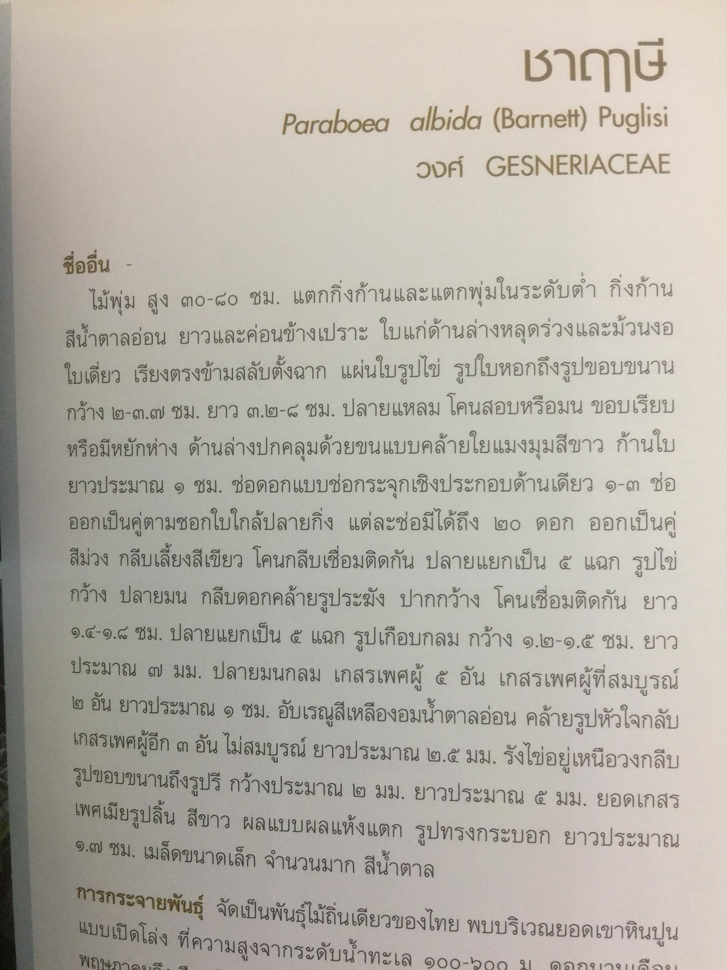 พรรณไม้พื้นเมืองไทย จากเขาใหญ่สู่ลำน้ำโขง ผู้จัดทำ กรมวิชาการเกษตร 0 กก.