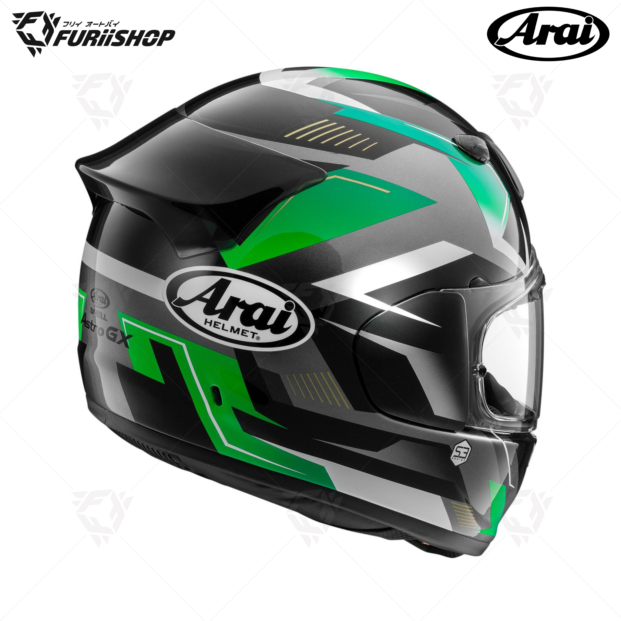 หมวกกันน็อคเต็มใบ Arai : QUANTIC Beyond Green