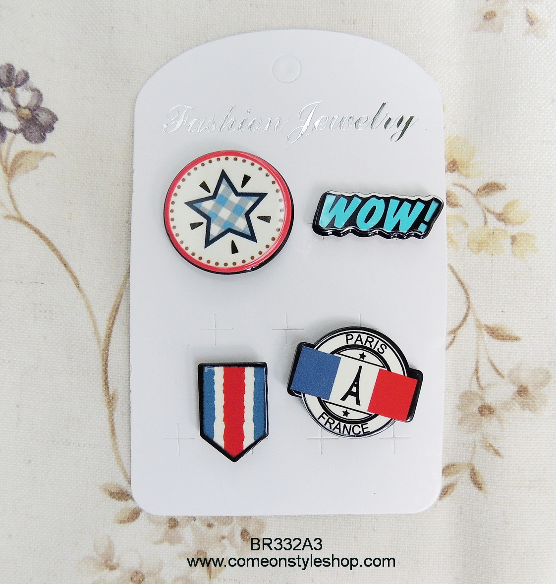 เซตเข็มกลัด เซตพินติดเสื้อ brooch pin