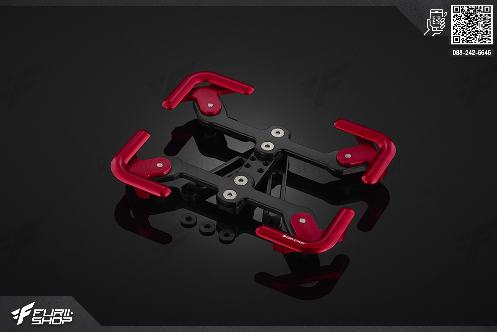 Premium Rear License Support Vespa Sprint 150 3vie