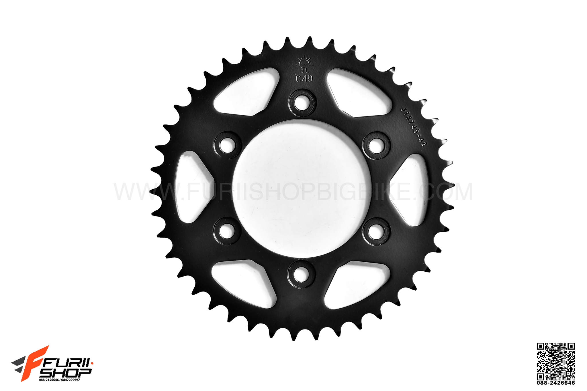 สเตอร์ JOMTHAI (พระอาทิตย์) 42ฟัน รหัส JTR745 - 42T FOR DUCATI MONSTER 795
