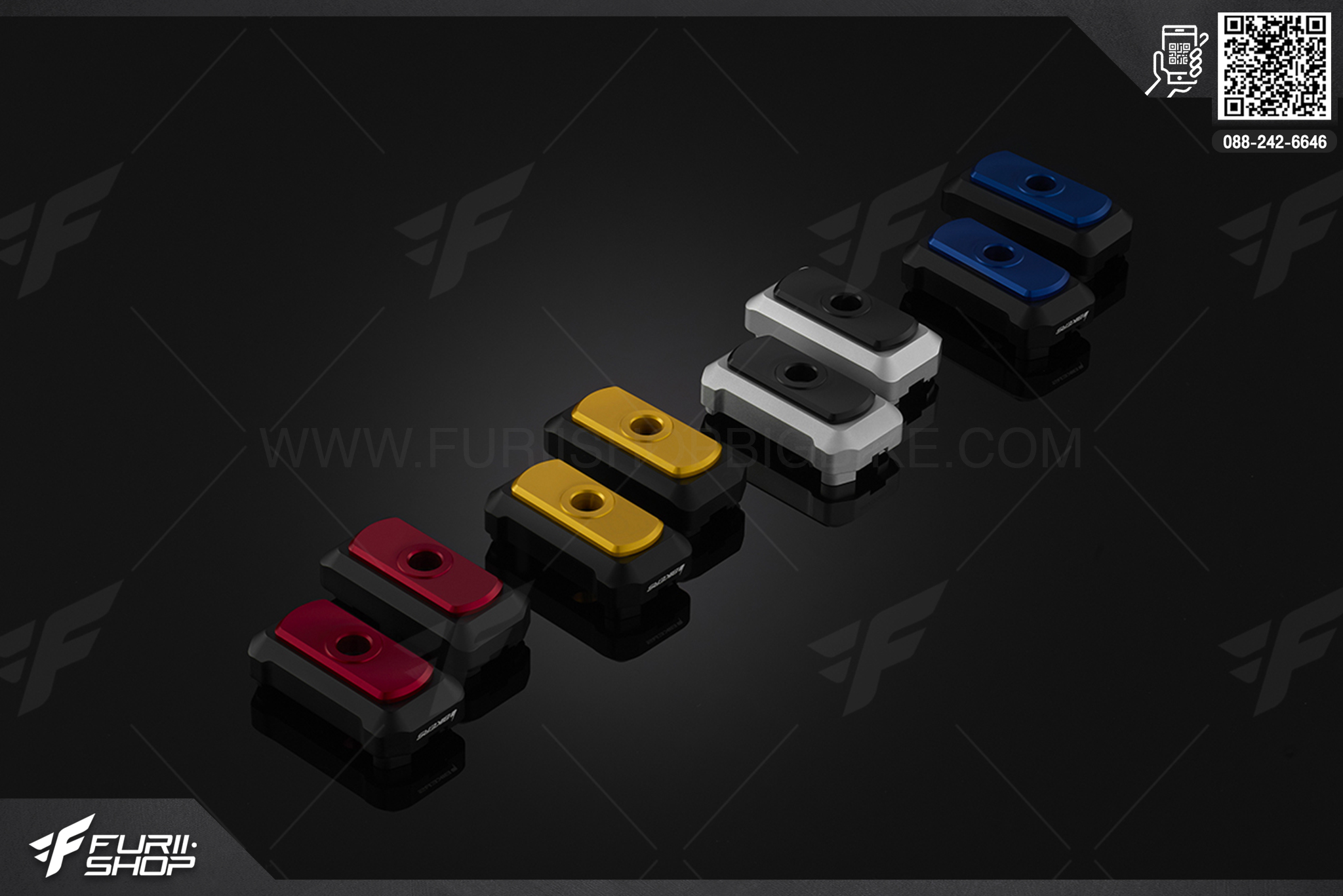 Chain Adjuster Caps Bikers Yamaha YZF-R3 (2015-2018)