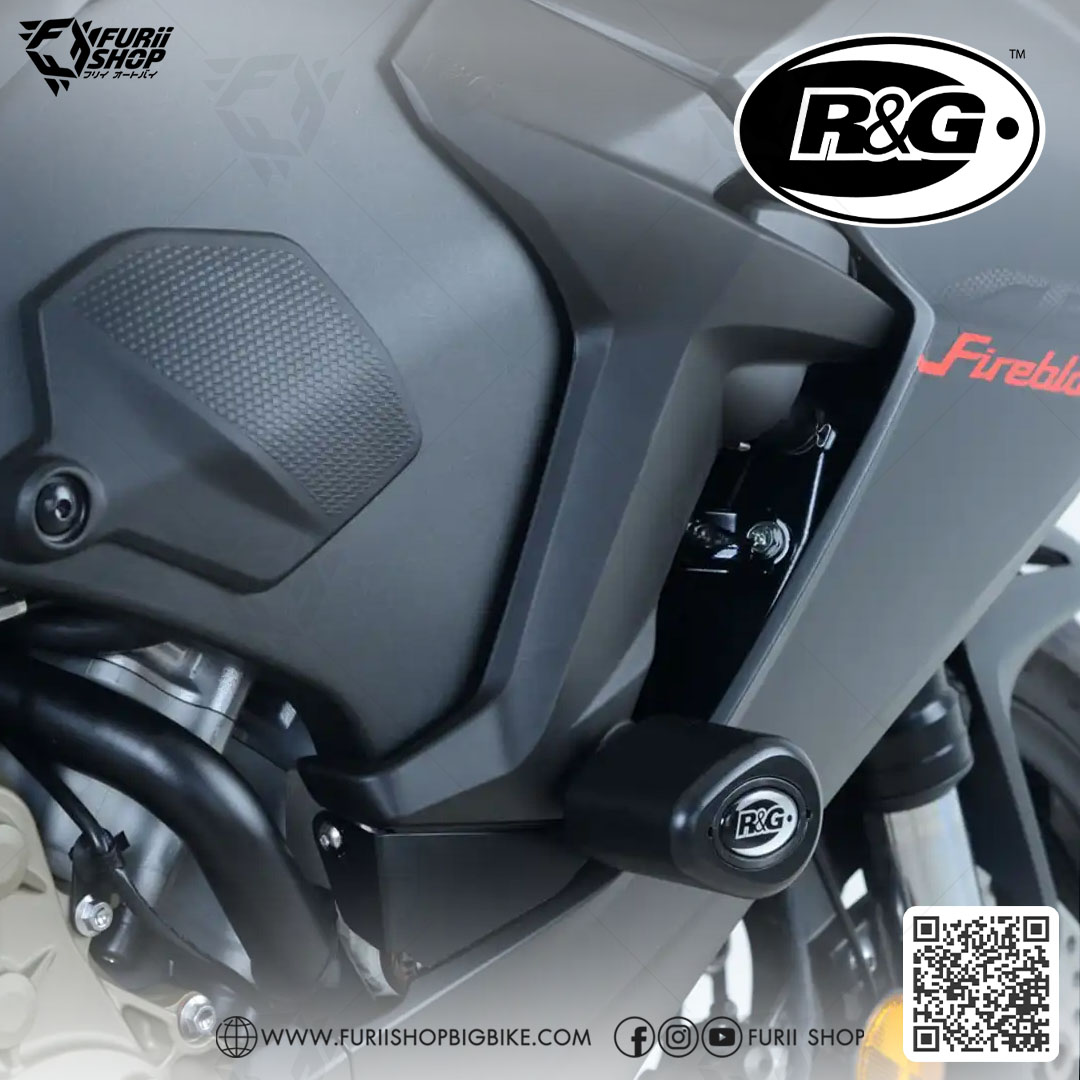 กันล้มกลาง R&G Crash Protector(Non Drill) : for Honda CBR1000RR 2017-2019 SP
