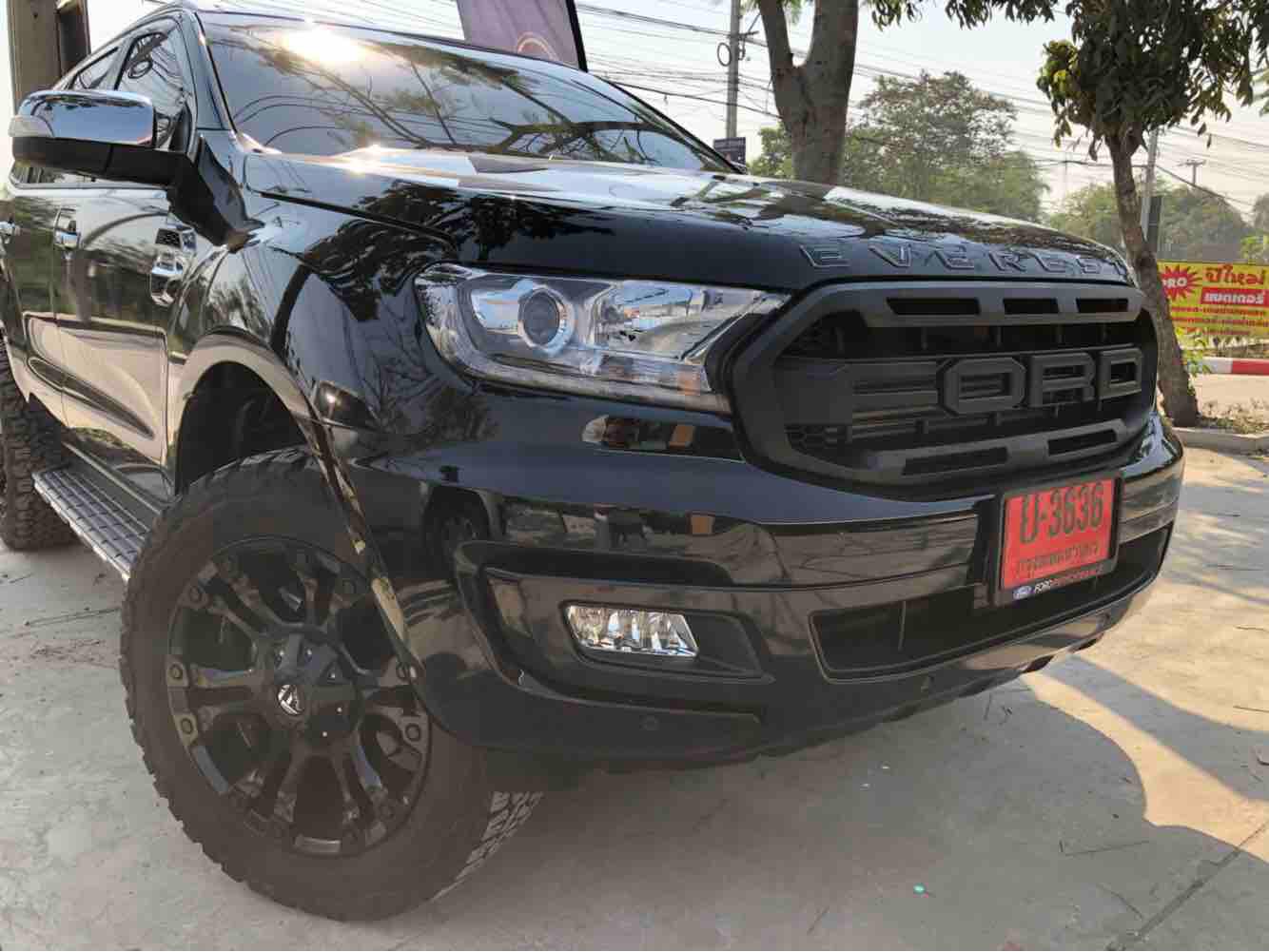 กระจังทรง Raptor ใส่ Everest 2019 2.0 Bi Turbo