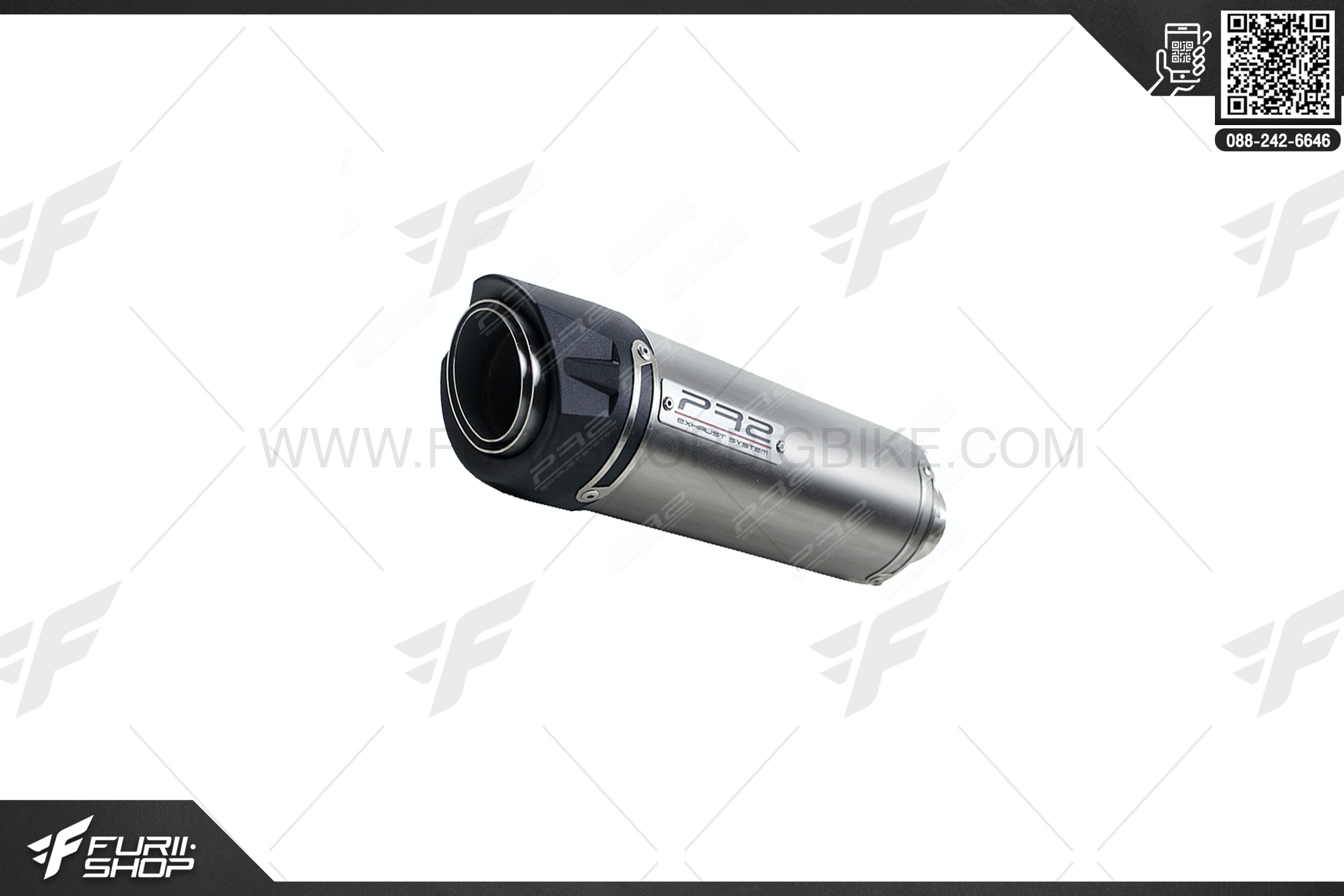 ท่อไอเสีย มอเตอร์ไซค์ PR2 GT TITANIUM FOR KAWASAKI NINJA 1000, Z1000